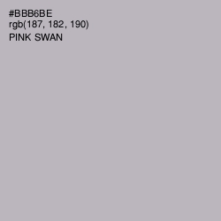 #BBB6BE - Pink Swan Color Image